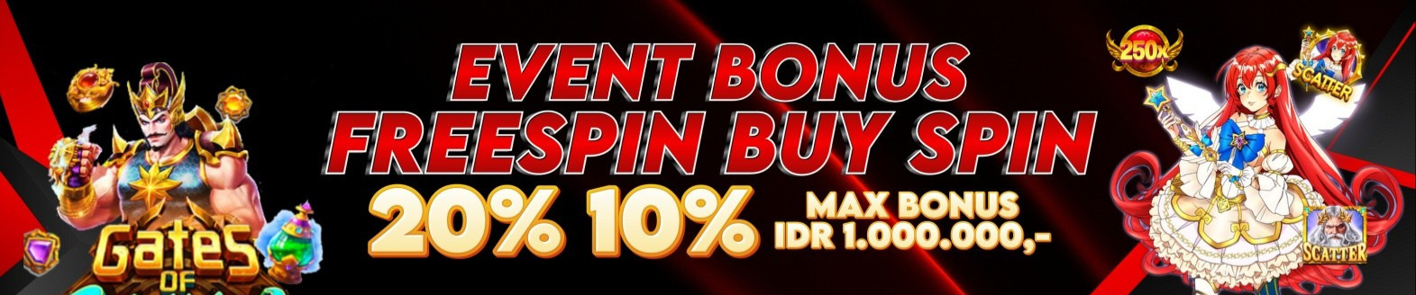 EXTRA BONUS FREESPIN SLOT 20%